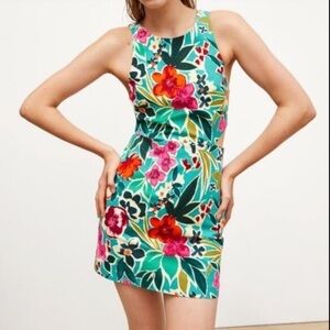 ZARA Floral Cut Out Printed Mini Dress / Romper